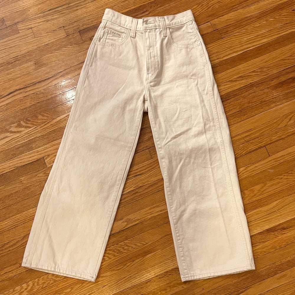 Calvin Klein Beige Denim Pants